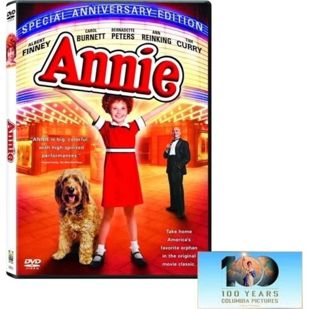 Annie Special Anniversary Edition DVD 1982 Musical Movie Columbia Pictures